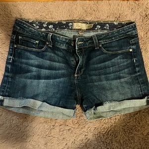 Paige denim cutoff shorts